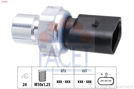 Датчик тиску FACET 25.0026