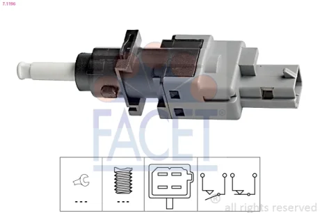 Датчик педалі гальма Citroen Jumper / Fiat Ducato / Peugeot Boxer 94-> Facet 7.1196
