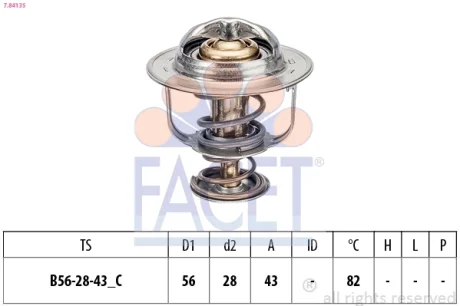 Термостат FACET 7.8413S