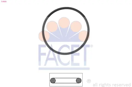 Прокладка термостату FACET 7.9550