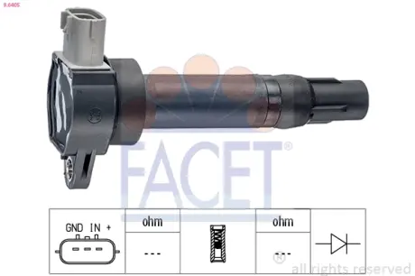 Котушка запалення FACET 9.6405