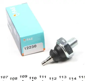 Датчик тиску масла (0,3Бар 1 pin чорний) HONDA ACCORD IV, ACCORD V, ACCORD VI, CIVIC IV, CIVIC V, CIVIC VI, CIVIC VII, CONCERTO, CR-V I, CR-V II, CRX III, HR-V, LEGEND II 1.3-3.5 01.83- FAE 12230