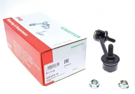 Тяга стабілізатора (заднього) (L) Hyundai Santa Fe 2.0/2.4/2.7 CRDi 01-06 FAG 818 0114 10