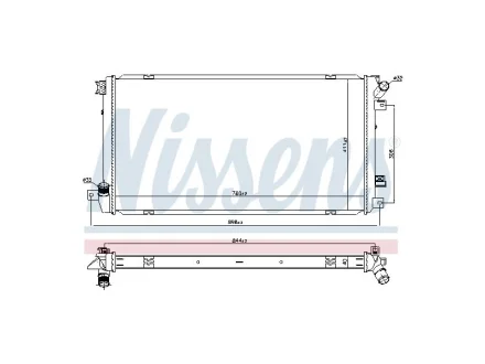 Радіатор охолодження MASTER II/MOVANO A 2.5 CDTI 06- Fast FT55567