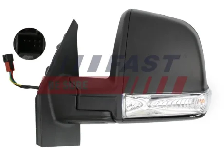 Дзеркало FIAT DOBLO 09- (електр.) Л. Fast FT88348