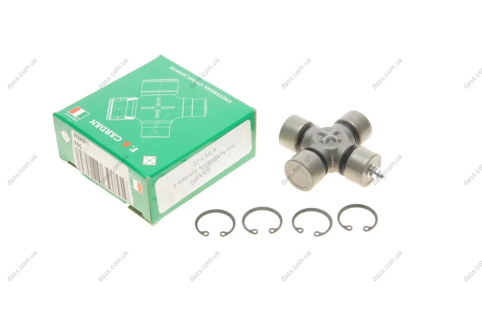 Хрестовина кардана Subaru Legacy V/ Toyota Rav 4 II (22x58.9) FBC 22589F1 (фото 1)