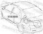 Трос замка багажника TOYOTA CAMRY 11-17 Febest 01102-ASV50 (фото 2)