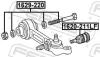 Болт з ексцентриком MB C-Class/E-Class 98-11 Febest 1629-220 (фото 2)