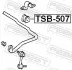 Втулка стабілізатора FEBEST TSB-507 (фото 2)