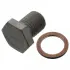Болт зливу оливи + шайба BMW X3 (E83)/X5 (E70)/3 (F34)/5 (E60)/Toyota Avensis III (M12 x1,5) FEBI BILSTEIN 100551 (фото 1)