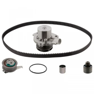FEBI AUDI К-кт ГРМ (ремінь + 3 ролика + помпа + кріплення) A3, Q2, Q3, Q5 13-, SKODA OCTAVIA III FEBI BILSTEIN 104866 - фото FEBI AUDI К-кт ГРМ (ремінь + 3 ролика + помпа + кріплення) A3, Q2, Q3, Q5 13-, SKODA OCTAVIA III FEBI BILSTEIN 104866