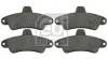 FEBI FORD гальмівні колодки задні Mondeo 1.6-2.0 93- FEBI BILSTEIN 16393 (фото 1)
