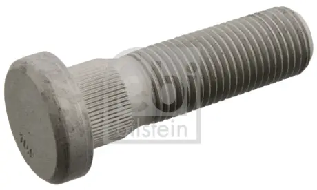 Болт колеса 7/8"-11BSFx81мм (довжина різьби 58мм, Сталь / гальванізований) SCANIA 2, 3 BUS, 4, 4 BUS, F, G I, G II, K, L, N BUS, P I, P II, R I, R II, S, T 01.81- FEBI BILSTEIN 171261