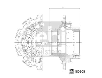 Ступиця колеса FEBI BILSTEIN 180508