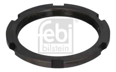 Гайка маточини колеса задн (M80x1,5, розмір вкручування 91мм, висота 10мм, загальний діаметр 100мм) MERCEDES ACTROS, ACTROS MP2 / MP3, ACTROS MP4 / MP5, ANTOS, AROCS, ATEGO, ATEGO 3, AXOR 01.84- FEBI BILSTEIN 181927