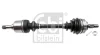 Піввісь (передня) (L) Citroen Berlingo/Peugeot Partner 96-11 (25z/24z/587mm)(+ABS) FEBI BILSTEIN 182589 (фото 1)