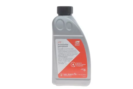 Олива АКПП ATF (1L) (AISIN WARNER AW-2/BMW ATF 7/DEXRON ULV/Ford MERCON ULV/WSS-M2C949-A) (червона) FEBI BILSTEIN 183413