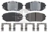 Комплект гальмівних колодок передн, HYUNDAI IONIQ 5, IONIQ 6, TUCSON KIA EV6 1.6-Electric 11.20- FEBI BILSTEIN 183655 (фото 1)