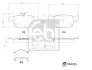 FEBI AUDI Кододки гальмівні задн SKODA OCTAVIA IV 20- FEBI BILSTEIN 184233 (фото 2)