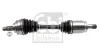 Піввісь (передня) BMW X5 (E53) 00- (L) (30x27x586) M54/M57/M62/N62 FEBI BILSTEIN 184556 (фото 1)