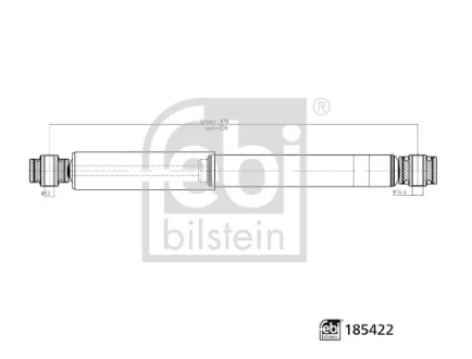 FEBI VW амортизатор задн.газ. T5 03- FEBI BILSTEIN 185422