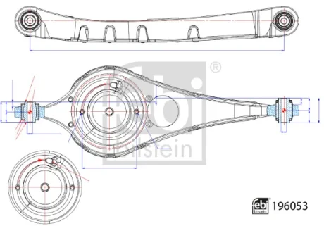 FEBI VOLVO важіль підвіски задн. S60 II FEBI BILSTEIN 196053