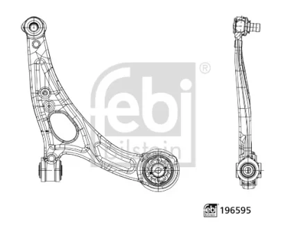 FEBI FORD Важіль передній правий з кульов. опорою KUGA 19- FEBI BILSTEIN 196595