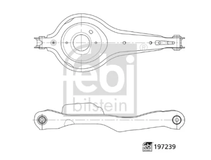 FORD важіль задньої підвіски Focus III Turmier 10 Febi Bilstein 197239