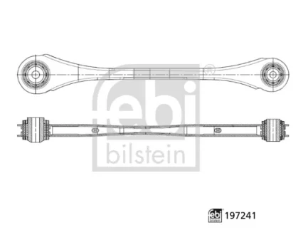 VW важіль поздовжній задньої підвіски лів. Audi Q5/Q7 15 Febi Bilstein 197241