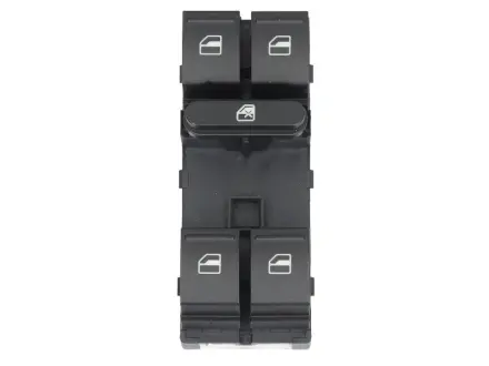 Кнопка піднімання вікна передн Лів SEAT ALTEA, ALTEA XL, IBIZA IV, IBIZA IV ST, LEON, TOLEDO III VW AMAROK, CC B7, GOLF PLUS, GOLF PLUS V, GOLF V, GOLF VI, JETTA III 1.2-3.6 02.03-05.22 FEBI BILSTEIN 37489
