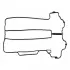 Прокладка кришки клапанів Opel Corsa 1.0 12V 03- 43629