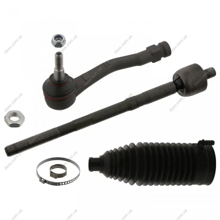 Рульова тяга(з наконечником) лів DS DS 4 CITROEN C4 I, C4 II, DS4 PEUGEOT 3008, 3008 I, 307, 308, 308 I, 5008, 5008 I, EXPERT 1.2-2.0D 08.00- Febi Bilstein 44924 (фото 1)
