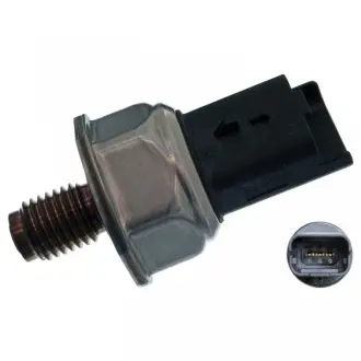 Датчик тиску палива CITROEN FIAT PEUGEOT TOYOTA CITROEN BERLINGO, BERLINGO MULTISPACE, BERLINGO/MINIVAN, C1, C2, C2 ENTERPRISE, C3 I, C3 II, C3 PICASSO, C3 PLURIEL, C4 1.4D/1.5D/1.6D 09.01- FEBI BILSTEIN 45177 (фото 1)