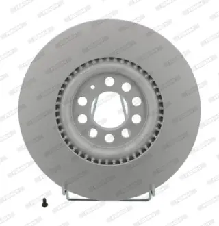 Комплект гальмівних дисків (2 шт) передн Лів/Прав AUDI A1, A3, TT SEAT IBIZA III, IBIZA IV, IBIZA IV SC, IBIZA IV ST, LEON, TOLEDO II SKODA OCTAVIA I, OCTAVIA II, SUPERB II 1.4-3.2 08.93-10.18 FERODO DDF1118C