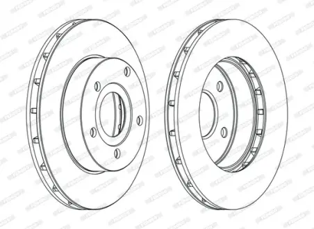 Диск гальмівний FERODO DDF1169C