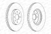 Комплект гальмівних дисків (2 шт) передн Лів/Прав OPEL ASTRA H, ASTRA H CLASSIC, ASTRA H GTC, ASTRA H/KOMBI, COMBO TOUR, COMBO/MINIVAN, CORSA C, MERIVA A 1.2-2.0 09.00- FERODO DDF1236C (фото 2)