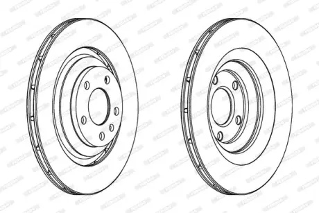 Диск гальмівний FERODO DDF1240C