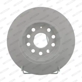 Комплект гальмівних дисків (2 шт) задн Лів/Прав AUDI A3, Q3 SEAT ALHAMBRA, ALTEA, ALTEA XL, LEON, TOLEDO III SKODA OCTAVIA II, SUPERB II, SUPERB III, YETI VW CC B7, EOS 1.2-3.6 02.03- FERODO DDF1306C