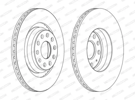 Диск гальмівний FERODO DDF1503C