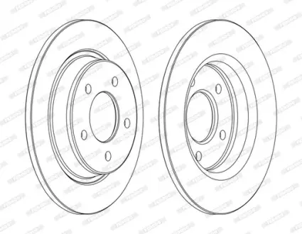 Диск гальмівний FERODO DDF1546C