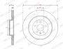 Гальмівні диски 2шт задн лів/прав VOLVO C40, EC40, EX40, XC40, XC90 II 2.0-Electric 09.14- Ferodo DDF2844C (фото 2)