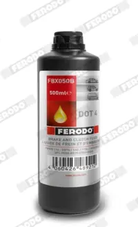 Рідина гальмівна DOT 4 0.5л FERODO FBX050B