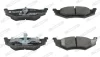 Гальмівні колодки задн(із замком), CHRYSLER 300M, CIRRUS, CONCORDE, LE BARON, LHS, NEON, NEON II, NEW YORKER, PT CRUISER, SARATOGA, SEBRING, STRATUS, VISION, VOYAGER III 1.6-3.8 09.86- Ferodo FDB1099 (фото 3)