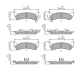 Гальмівні колодки задн, JEEP GRAND CHEROKEE I 2.5D-5.9 09.91-04.99 Ferodo FDB1549 (фото 1)