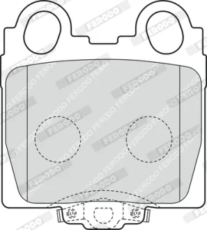 Комплект гальмівних колодок задн, LEXUS GS, IS I, IS SPORTCROSS, SC TOYOTA ALTEZZA, ALTEZZA GITA, ARISTO, BREVIS, CELSIOR, MARK II, MARK II IX, PROGRES, VEROSSA 2.0-4.3 08.97-11.11 Ferodo FDB1610