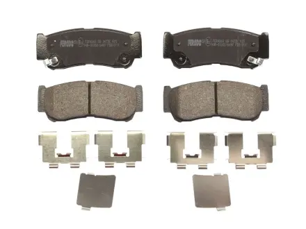 Комплект гальмівних колодок задн, HYUNDAI H-1, H-1 / STAREX, SANTA FÉ II, SANTA FÉ II/SUV 2.2D-2.7 06.97-12.12 FERODO FDB1910