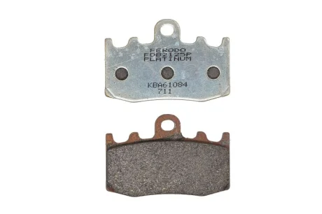 Гальмівні колодки передн, призначення: шосейне, матеріал: platinum-P, 51,8x77,6x8,5мм BMW K, R 750-1300 1991-2015 Ferodo FDB2125P