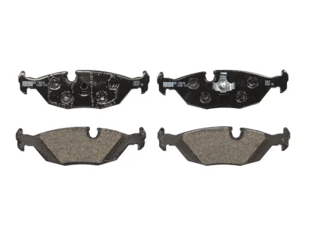 Комплект гальмівних колодок задн (із замком), BMW 3 (E30), 5 (E28), 6 (E24), 7 (E23), Z3 (E36) 1.6-3.5 04.76-06.00 FERODO FDB296