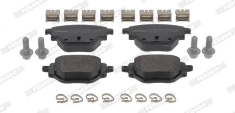 Гальмівні колодки задн, CITROEN C4 III, C4 X JEEP AVENGER OPEL CORSA F PEUGEOT 2008 II, 208 II 1.2-Electric 06.19- Ferodo FDB5196