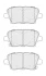 Гальмівні колодки задн, OPEL INSIGNIA B, INSIGNIA B COUNTRY, INSIGNIA B GRAND SPORT 1.5-2.0D 03.17- Ferodo FDB5202 (фото 2)